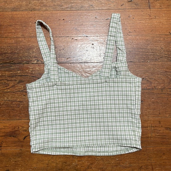 Hollister Plaid Tank Top #361N - Picture 2 of 4